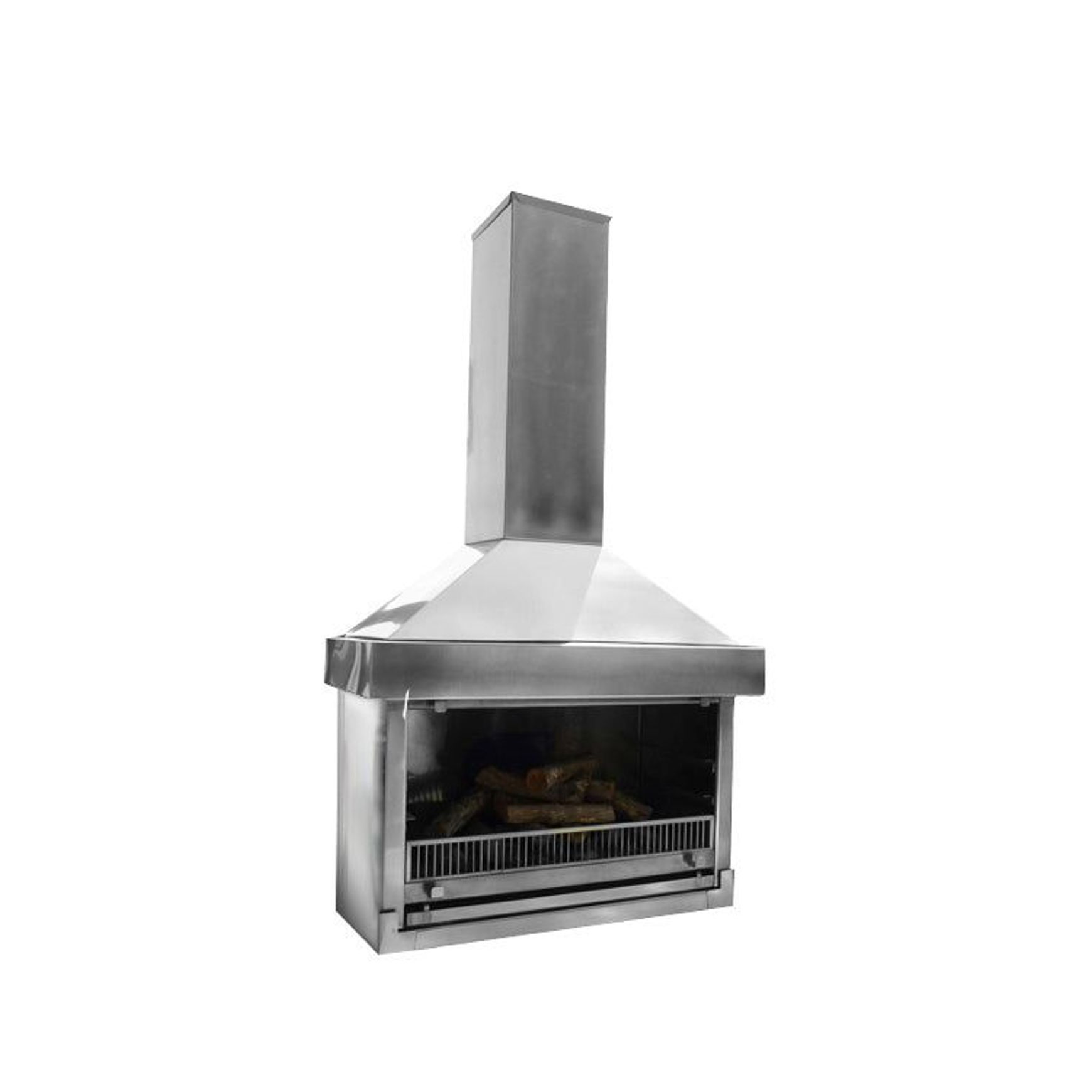 Custom 304 Stainless Fireplace