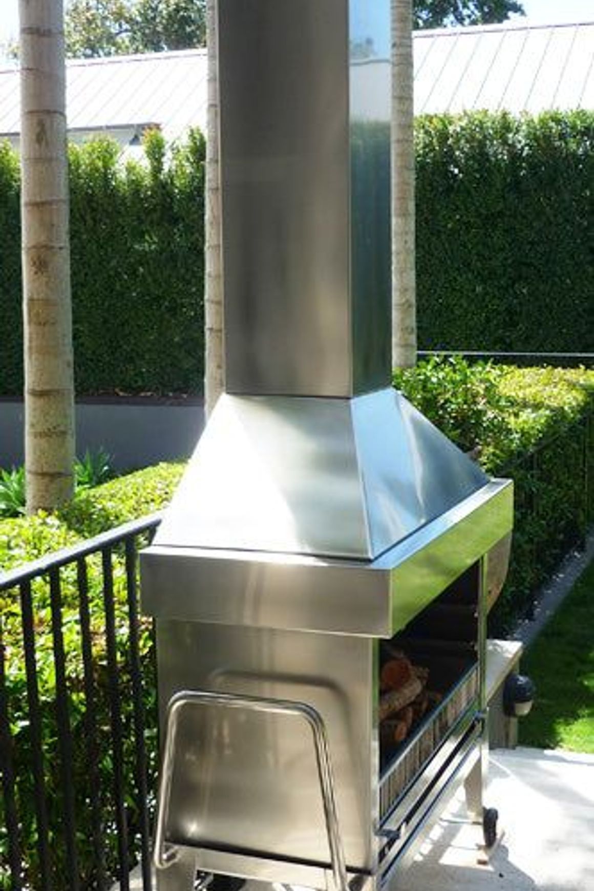 Custom 304 Stainless Fireplace