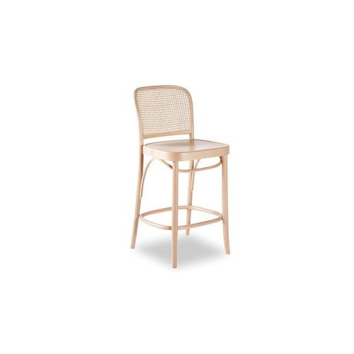 811 Hoffmann Stool - Natural Wood Seat - by TON