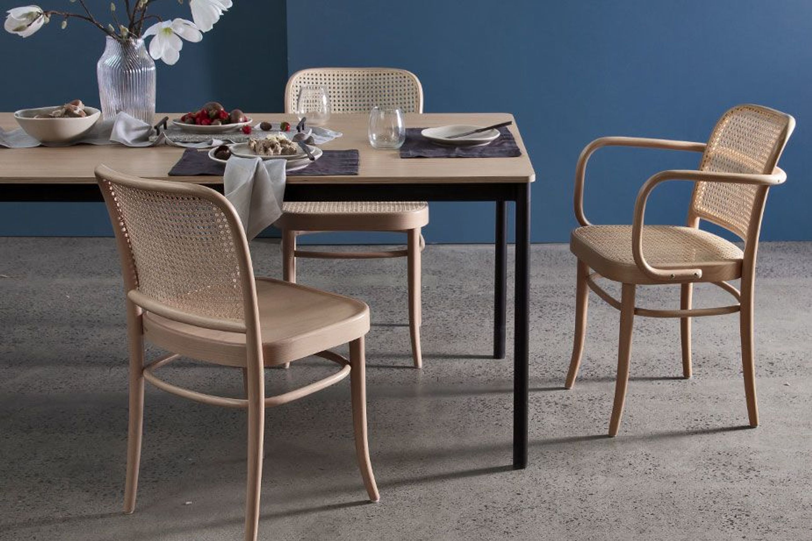 811 Hoffmann Armchair - Natural - by TON
