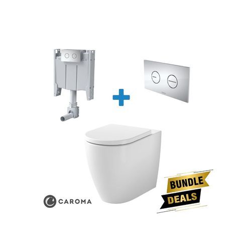 Caroma Urbane Invisi Series II Wall Faced Toilet Suite