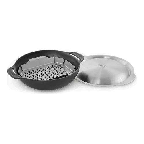 Weber GBS Cast Iron Wok and Steamer