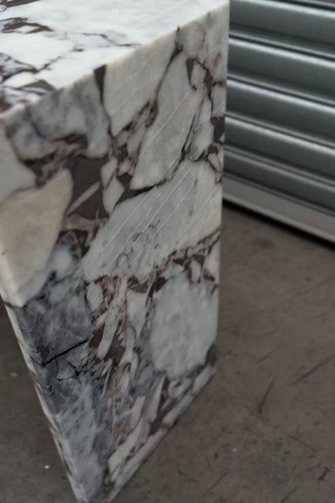 Waterfall Hallway Console - Milky Blue | Natural Stone Co.