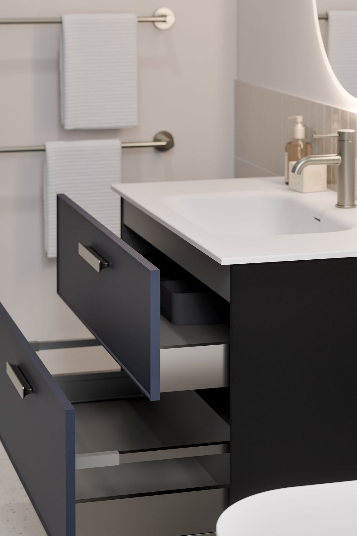 Lineare 900 Axel 2 Drawer Vanity