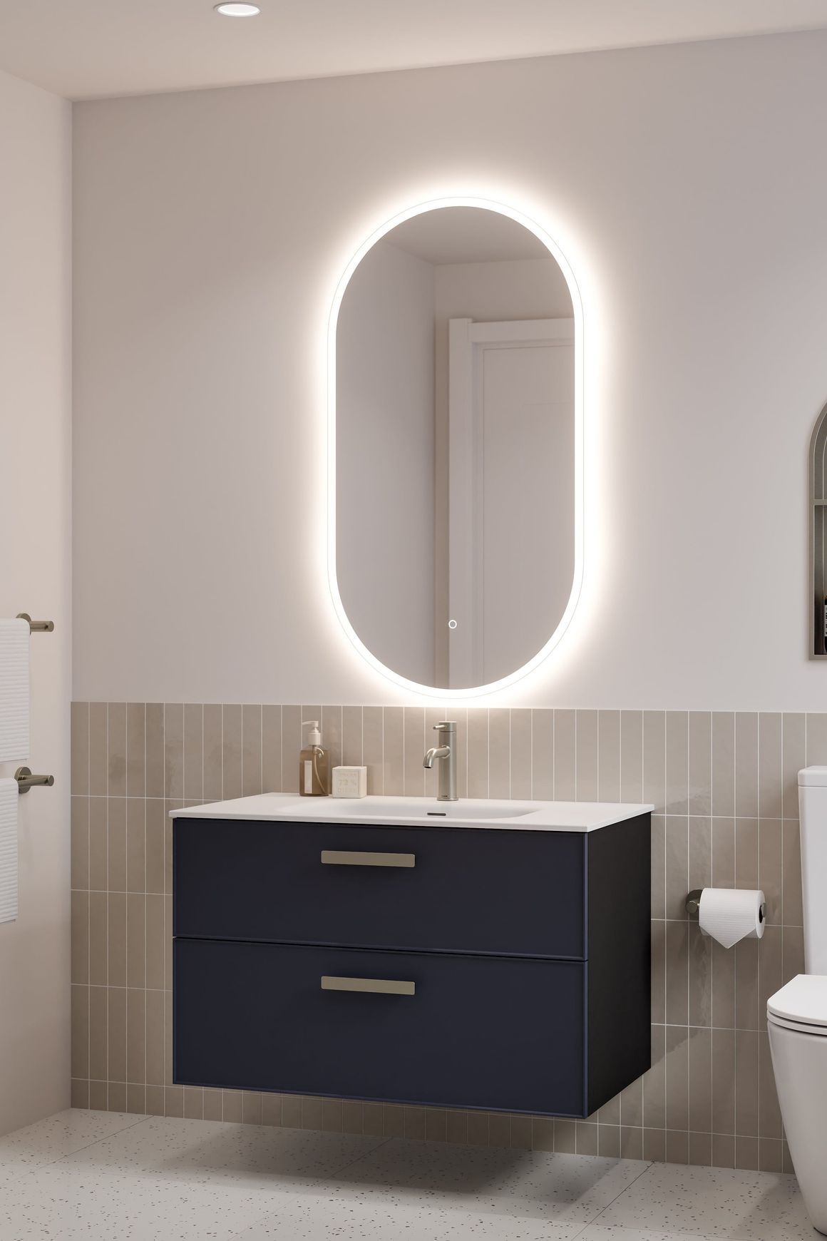 Lineare 900 Axel 2 Drawer Vanity