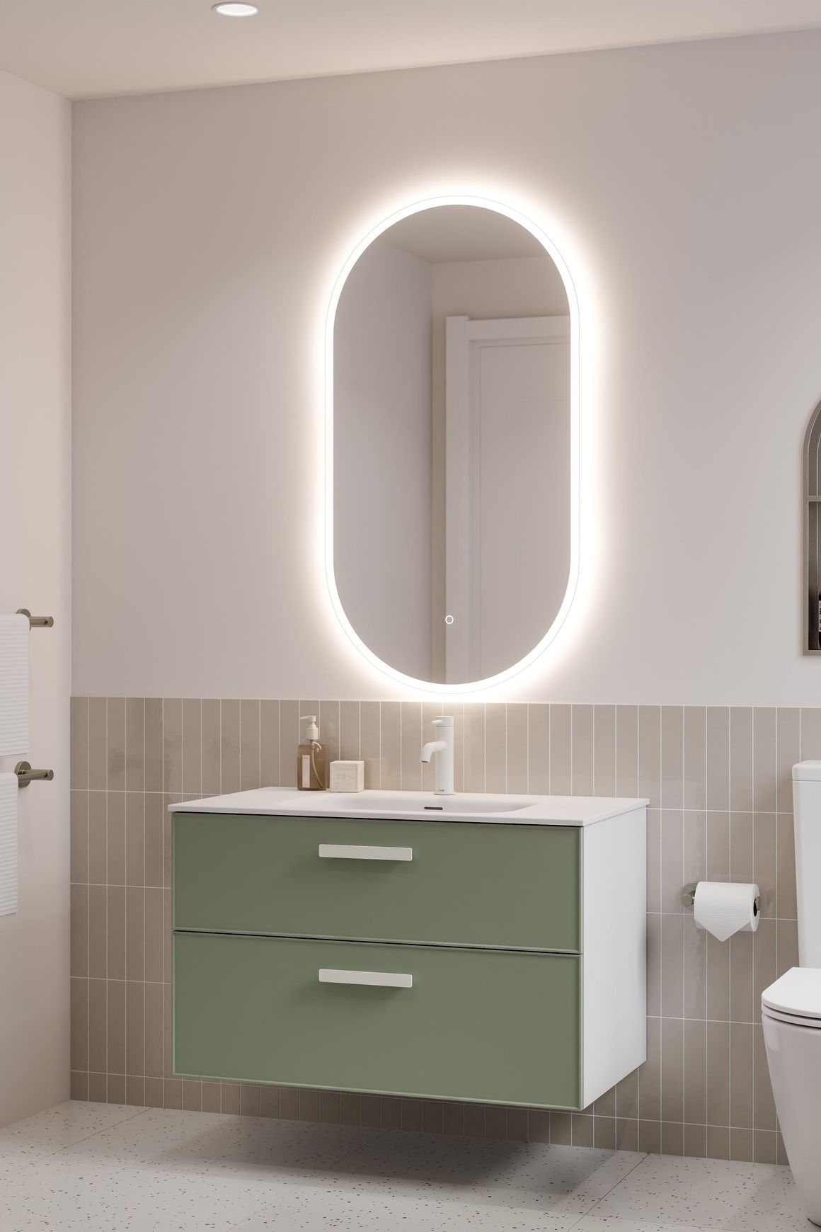 Lineare 900 Axel 2 Drawer Vanity