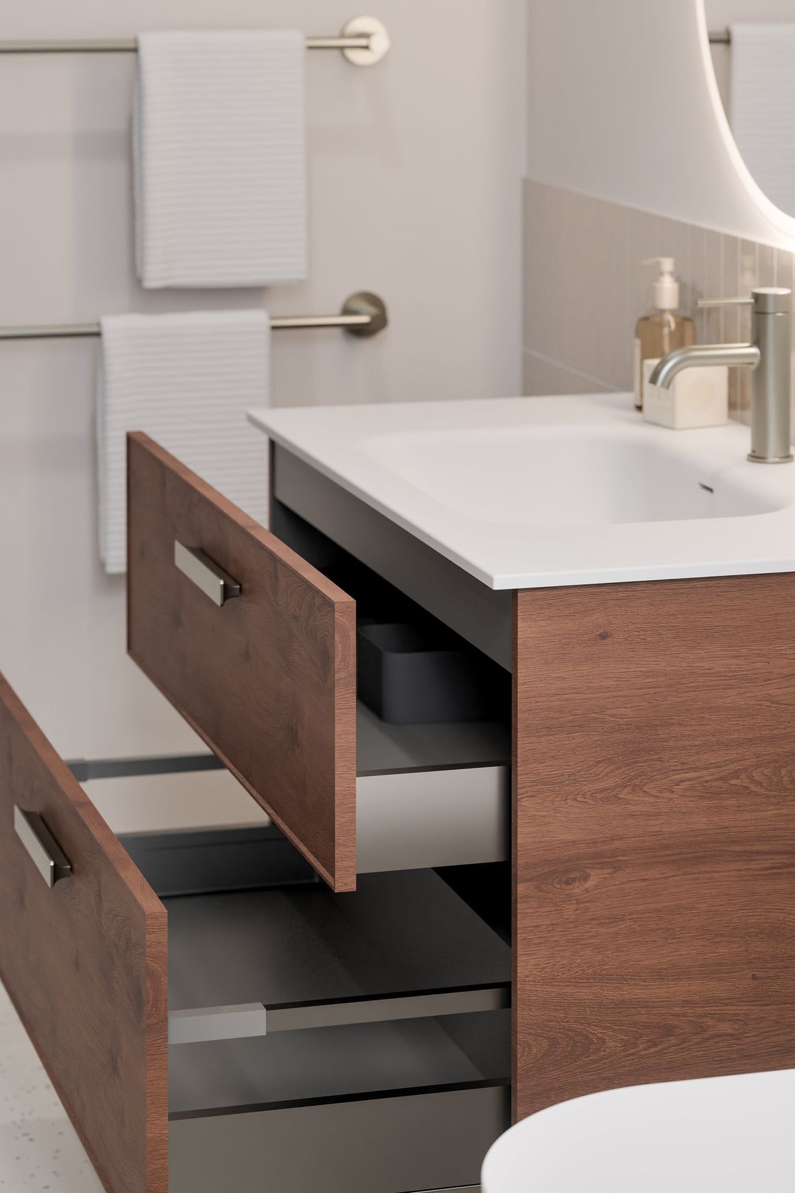 Lineare 900 Axel 2 Drawer Vanity