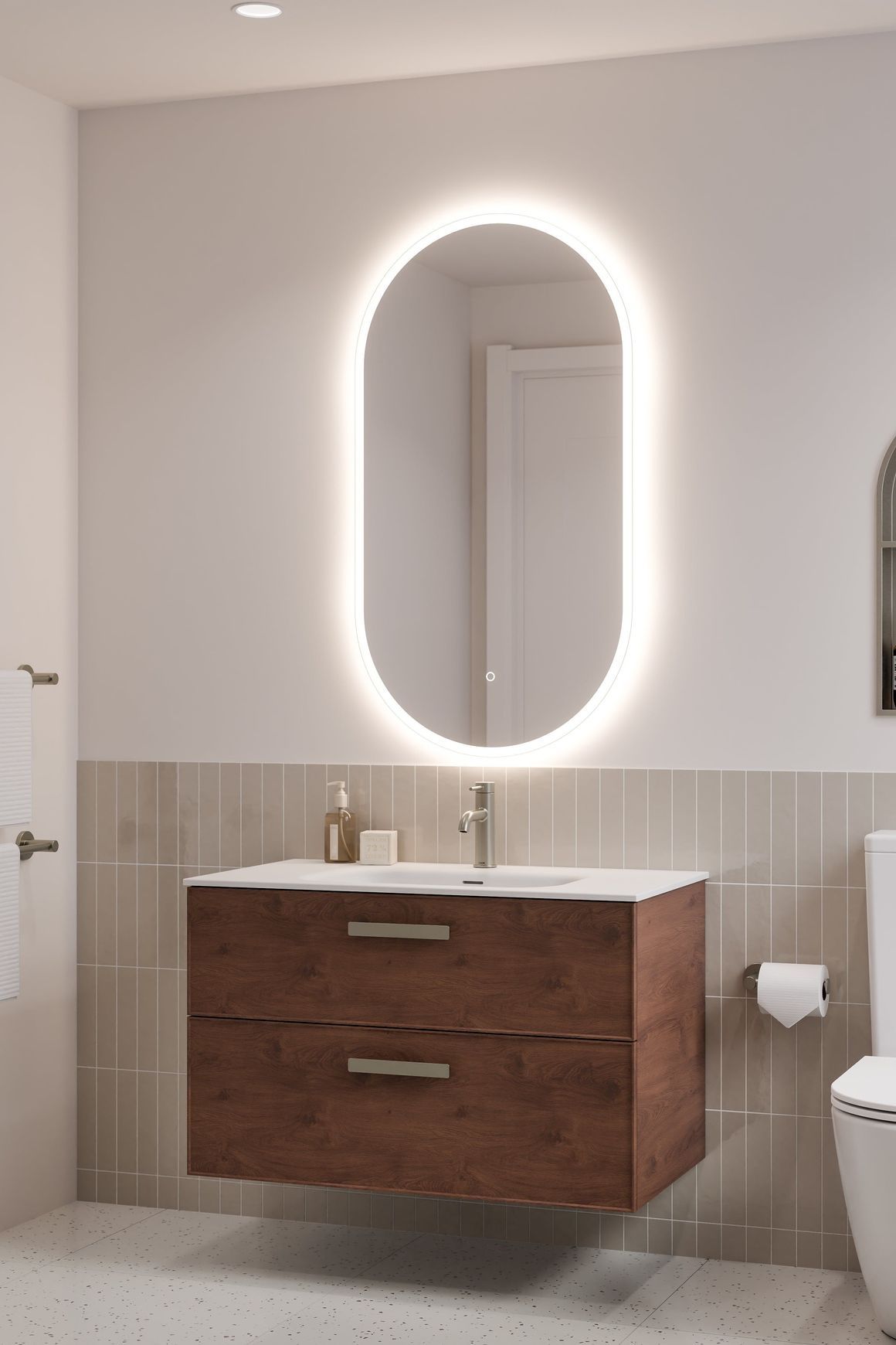 Lineare 900 Axel 2 Drawer Vanity