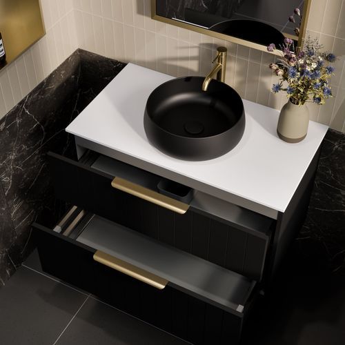 Lineare 900 Coastal 2 Drawer Vanity