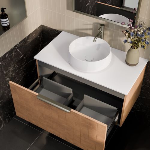 Lineare 900 Coastal Single Drawer Vanity