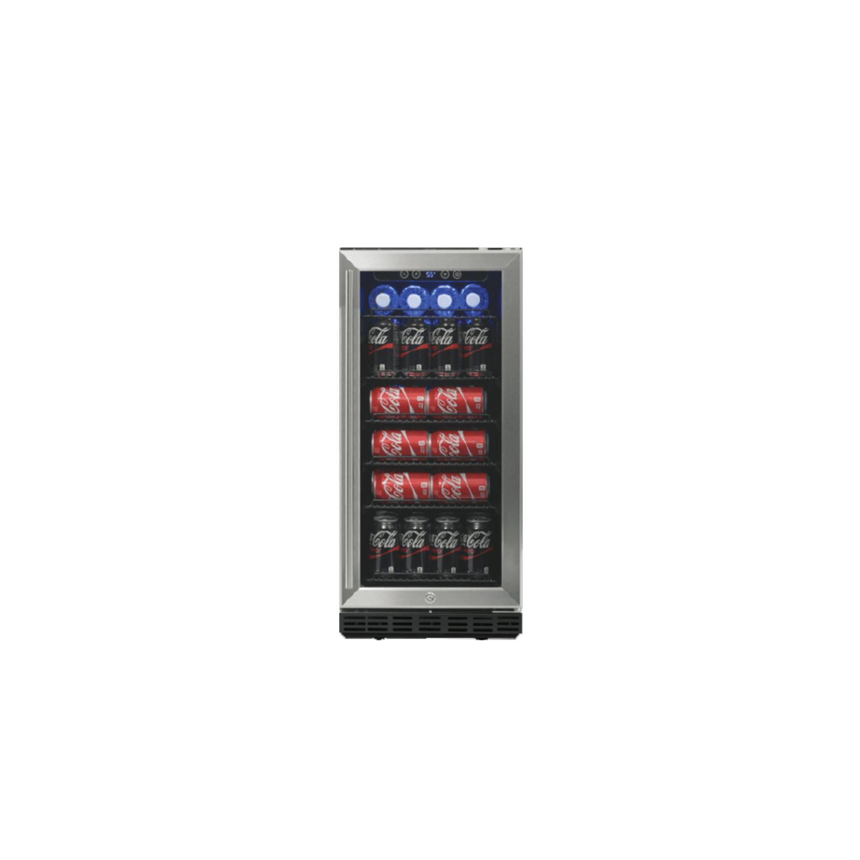 Bull 90L Under Counter Glass Door Refrigerator
