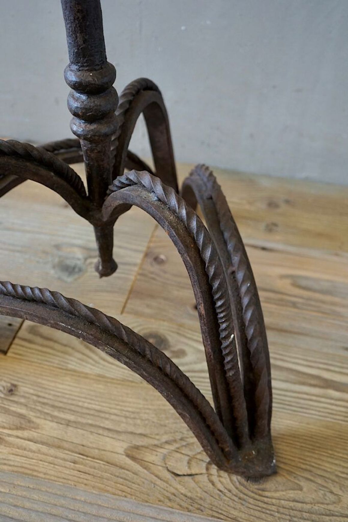 Large French Wrought-Iron Candlestick