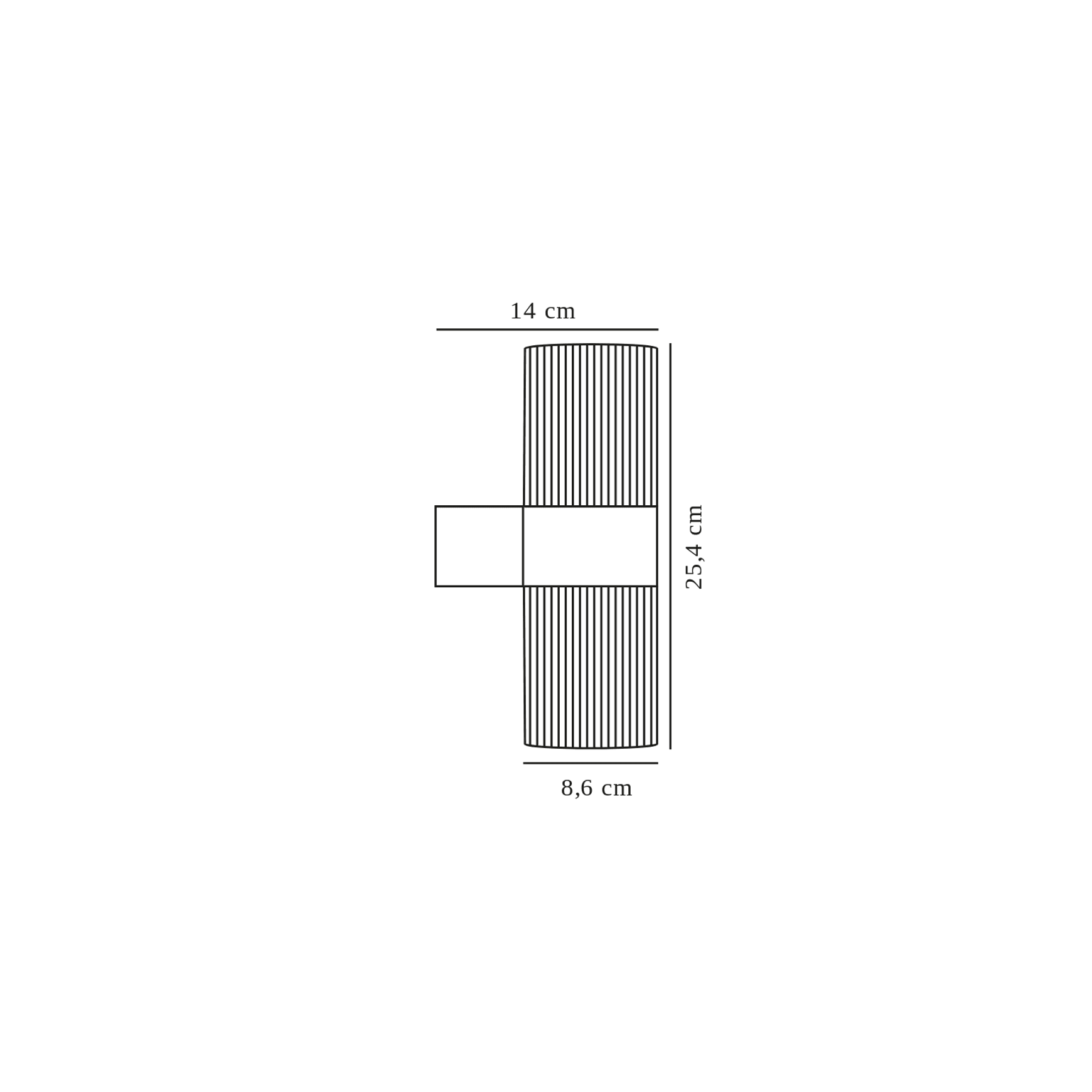 Kyklop Ripple Wall Light