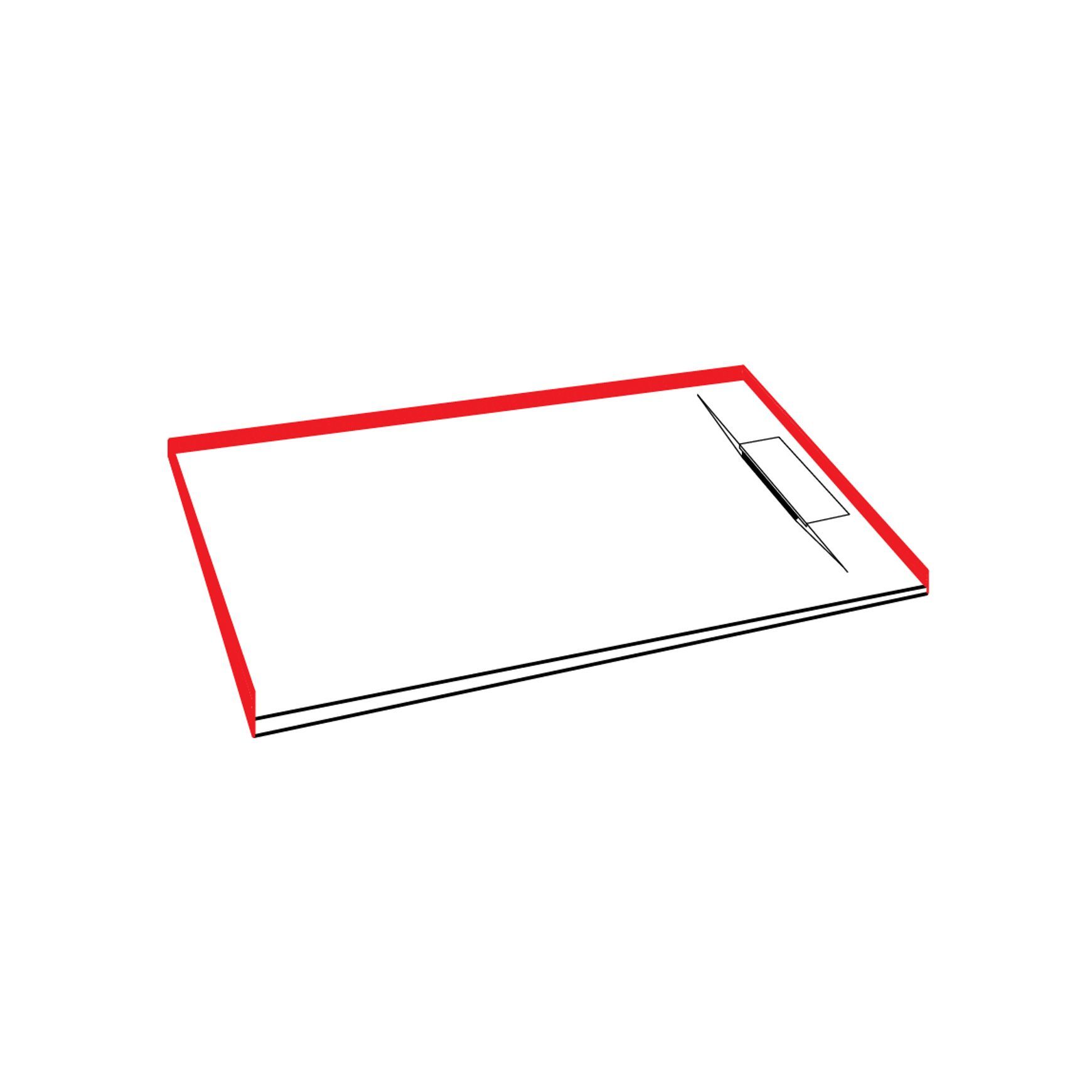Pinnacle Alcove Tray 900x1400x900