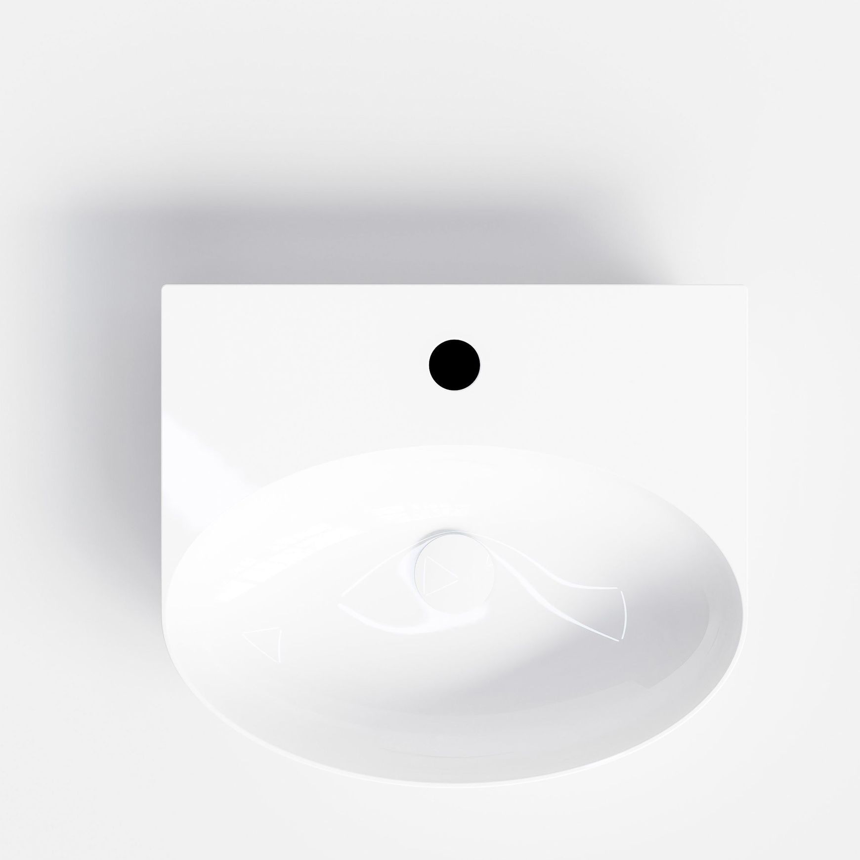 Pure Ellipse Ceramic Basin 460mm