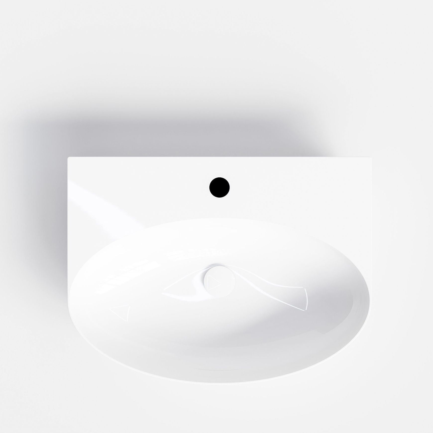 Pure Ellipse Ceramic Basin 600mm