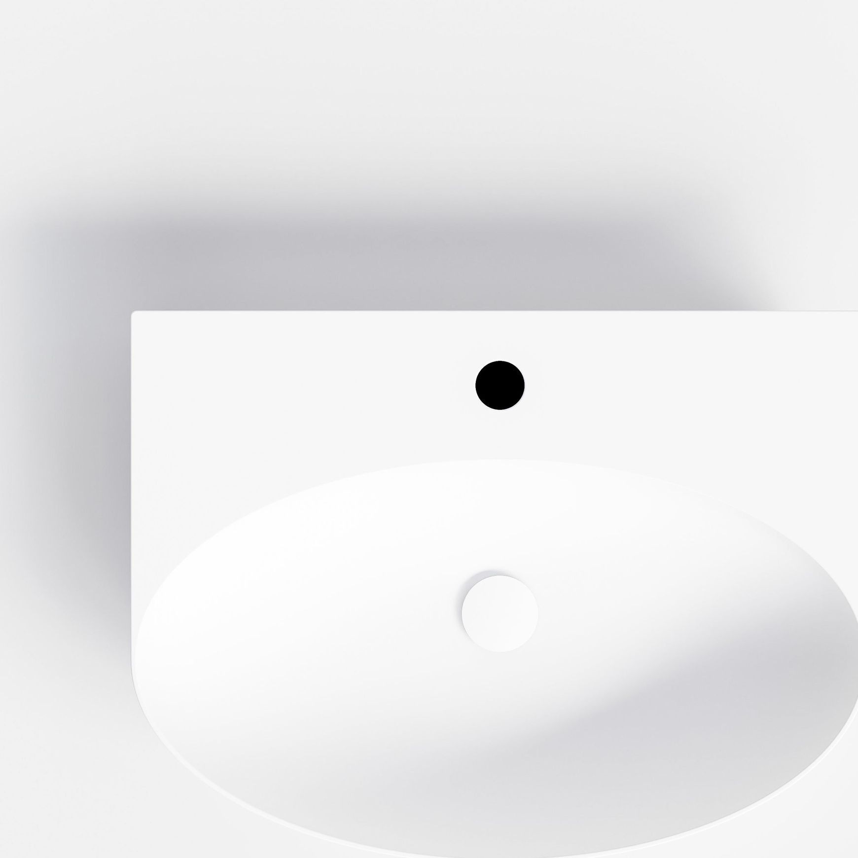 Pure Ellipse Ceramic Basin 600mm