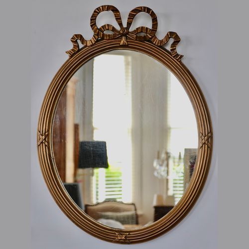 French Louis XVI Style Gilded Mirror