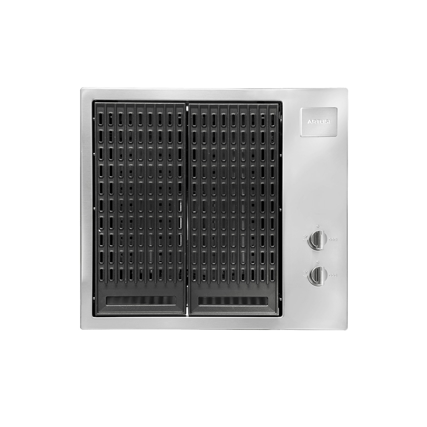 Artusi 60cm 2 Burner Built-In Gas BBQ - Stainless Steel