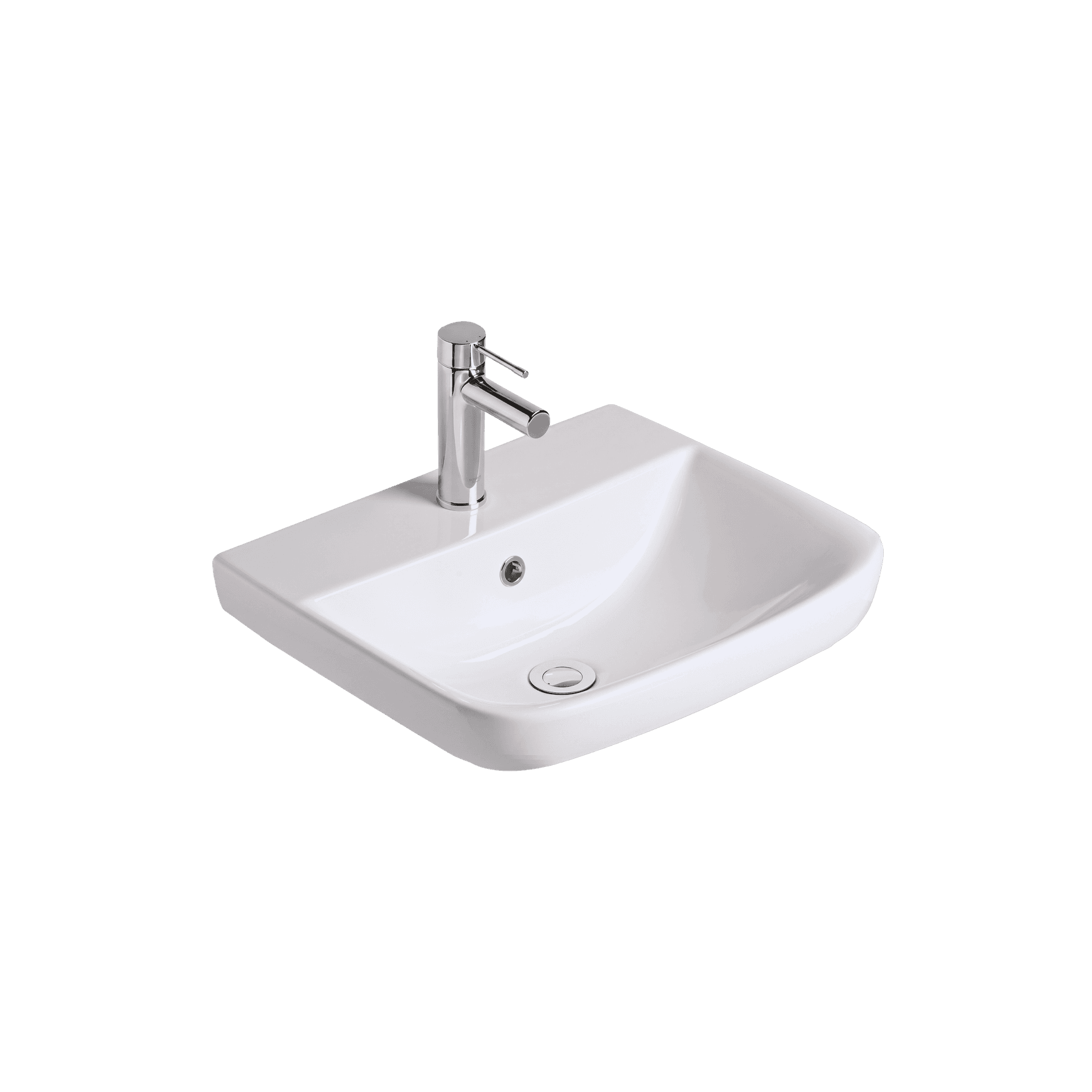Cygnet 500 Semi Inset Basin -1 Taphole - Overflow