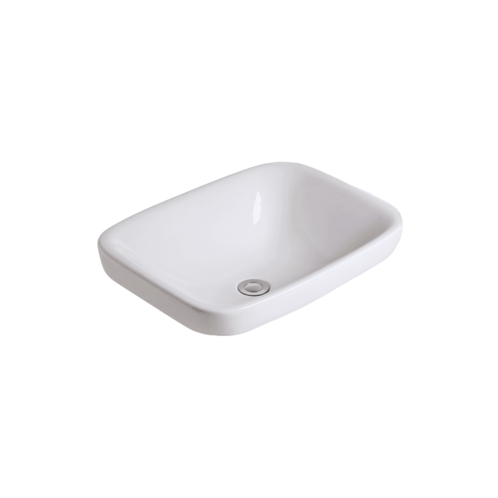 Cygnet 550 Semi Inset Basin - No Overflow