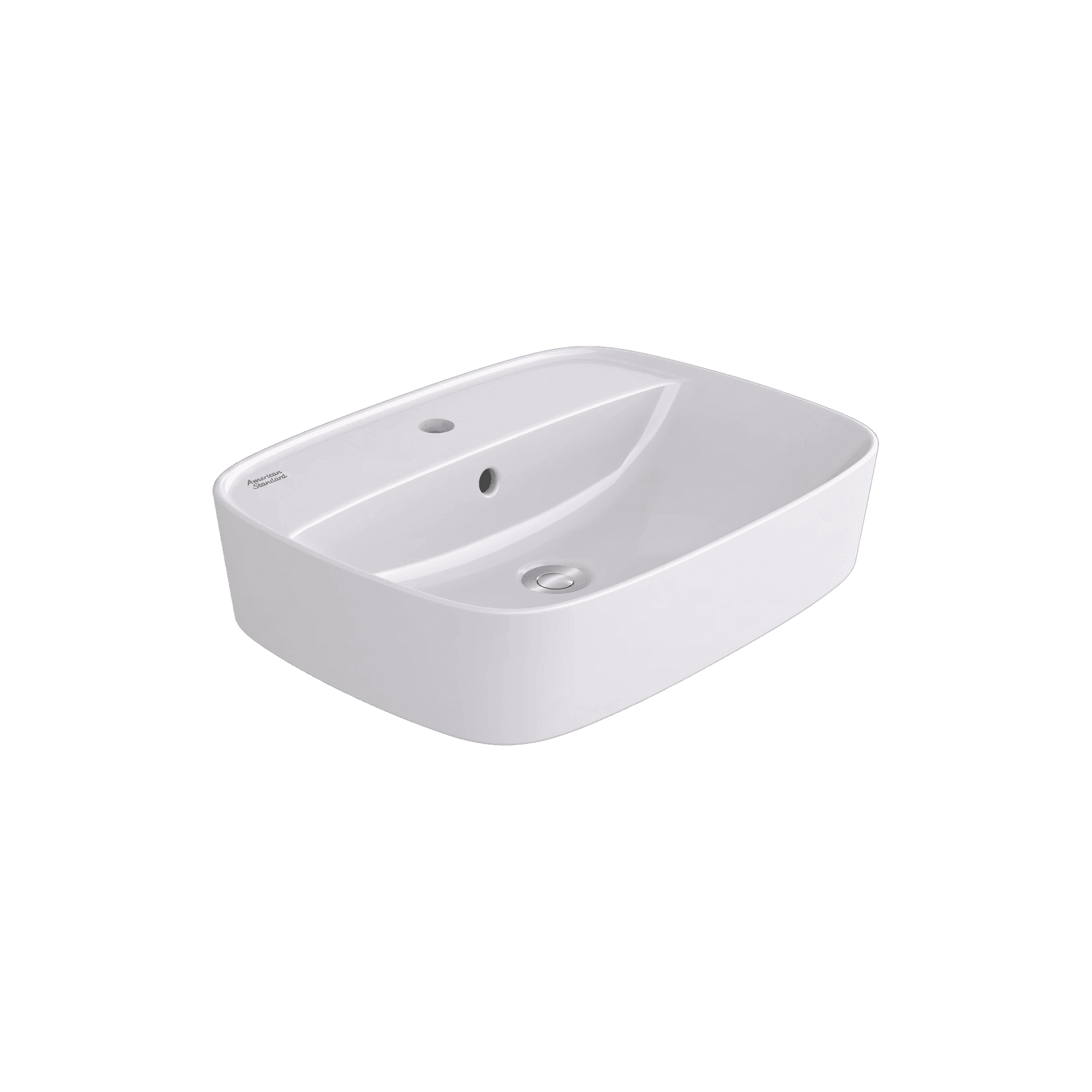 Signature 550 Counter Top Basin - 1 Tap Hole - Overflow