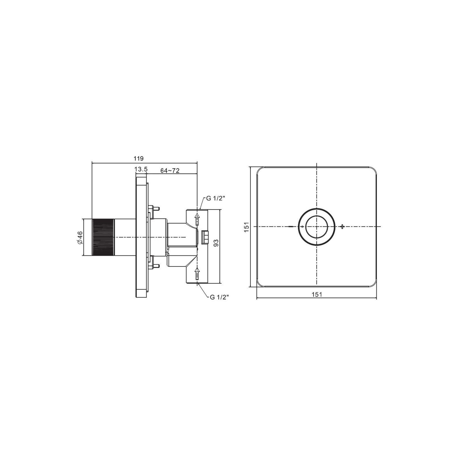 EasySet Controller (Hand/OH/Body Jet) Chrome