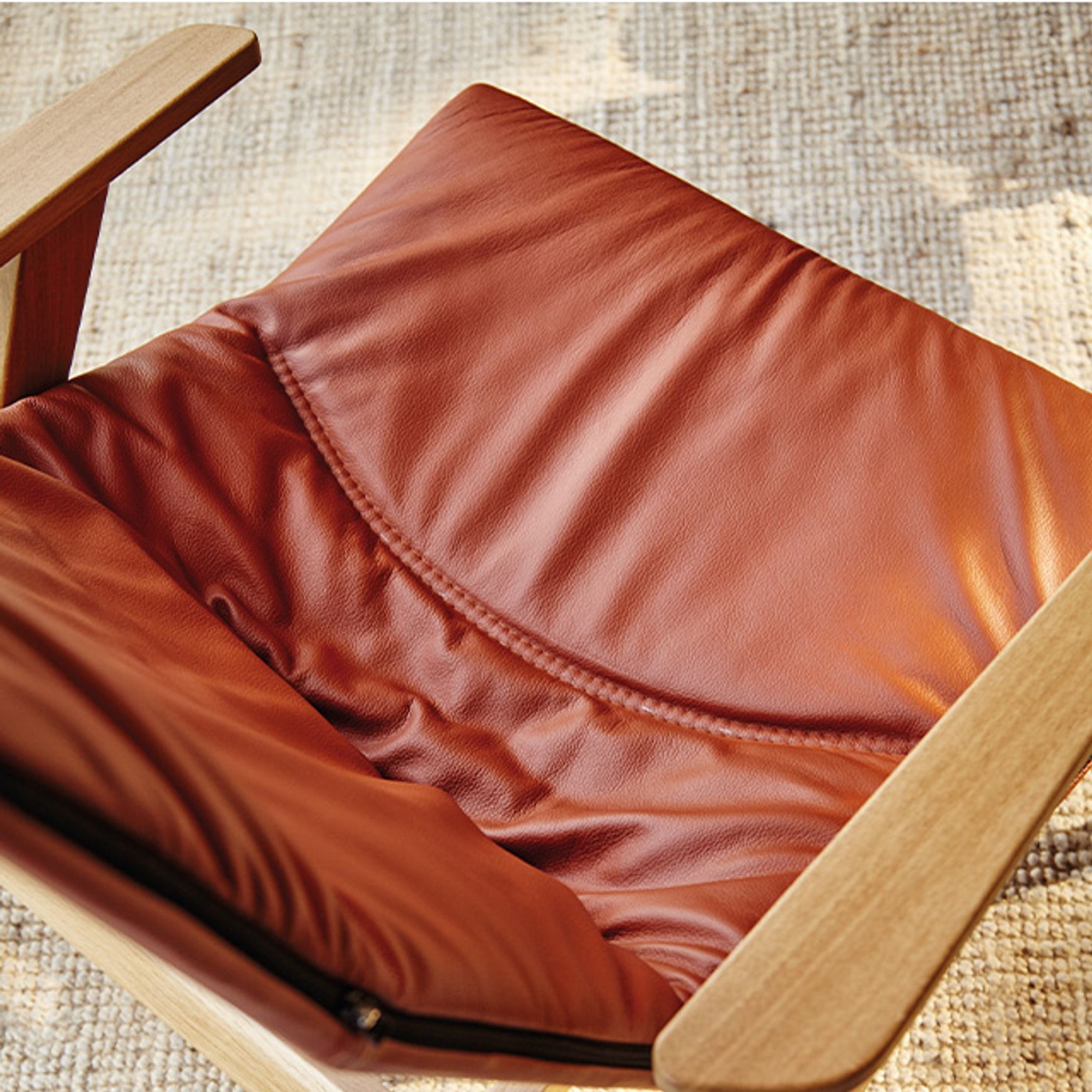 Ace Armchair - Wooden Base with Arms & Headrest