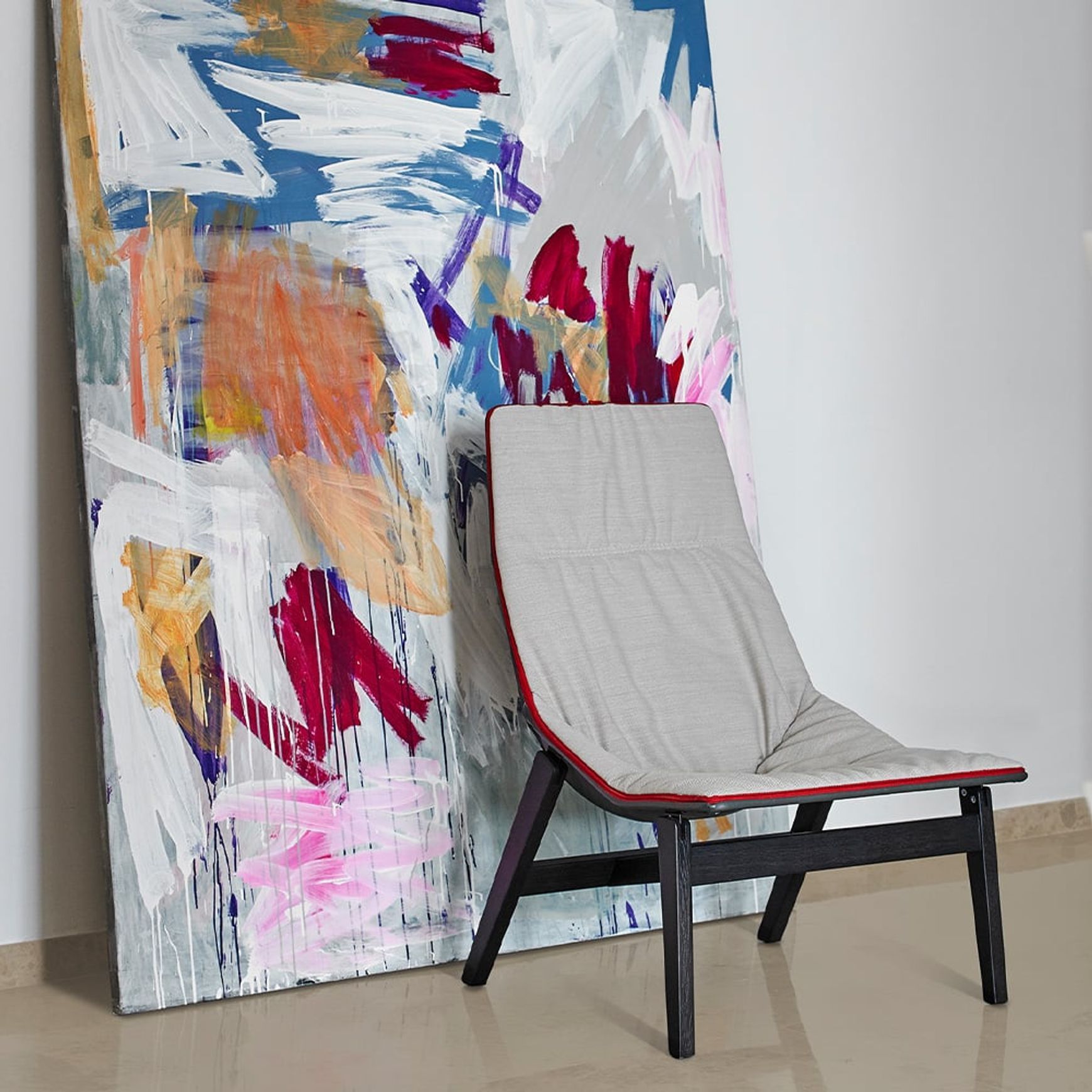 Ace Armchair - Wooden Base