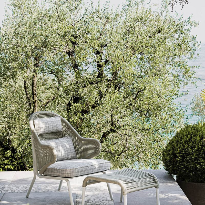 Pleasure 2.0 Outdoor Footstool by Atmosphera