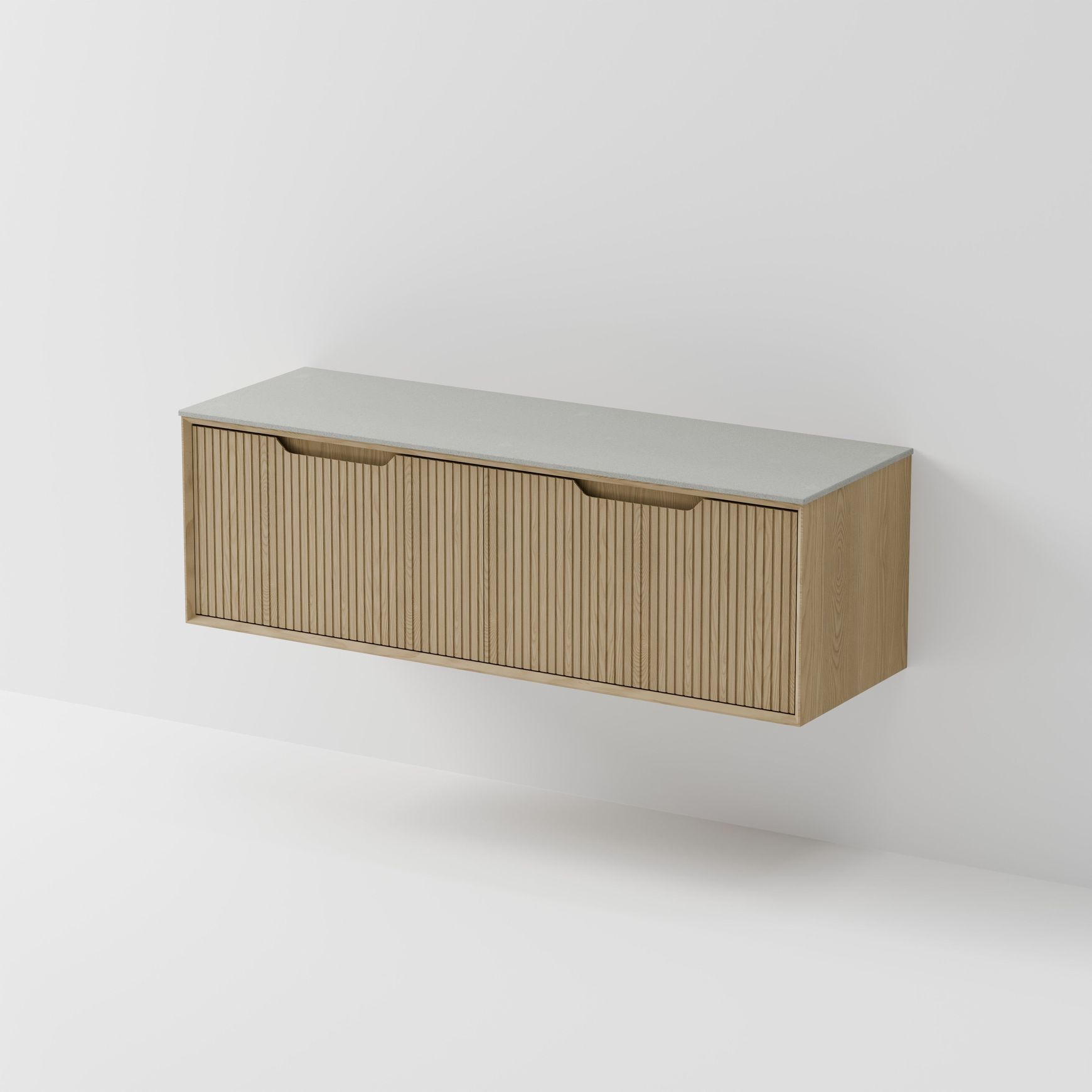 Aria 1500 Vanity | Villastone Slab Top
