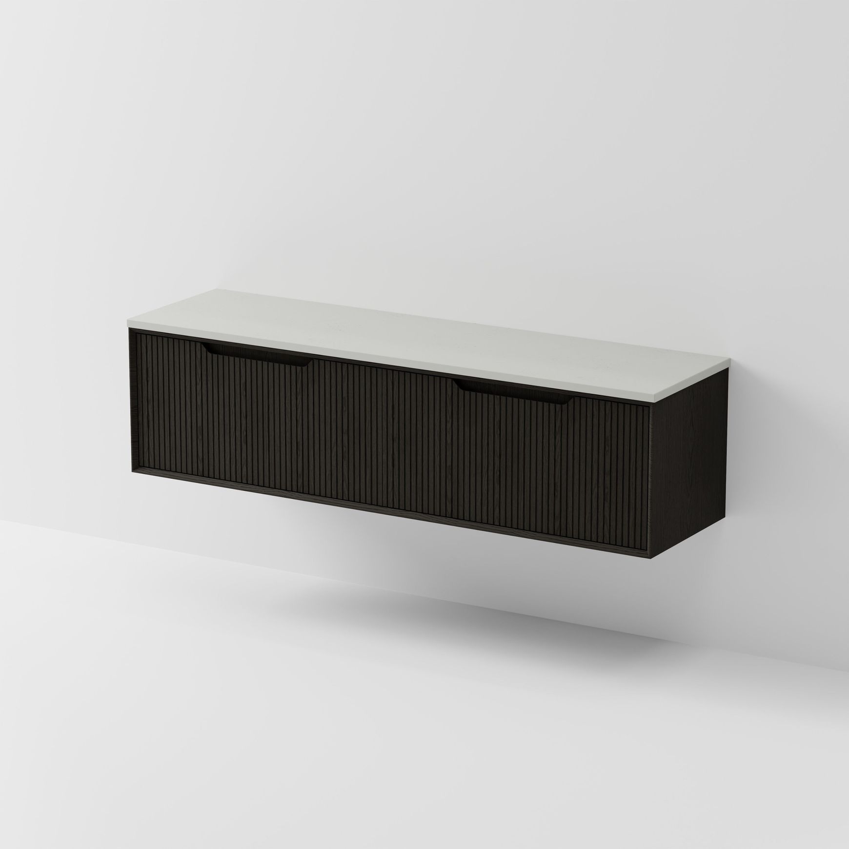 Aria 1800DB Vanity | Concrete Slab Top