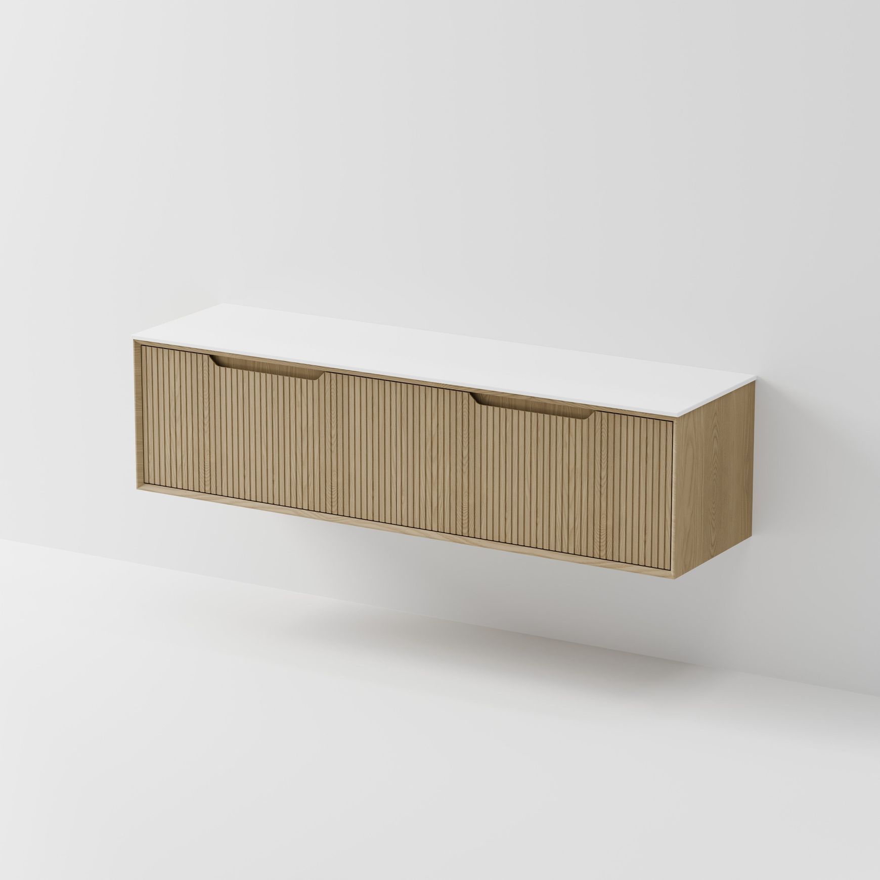Aria 1800 Vanity | Villastone Slab Top