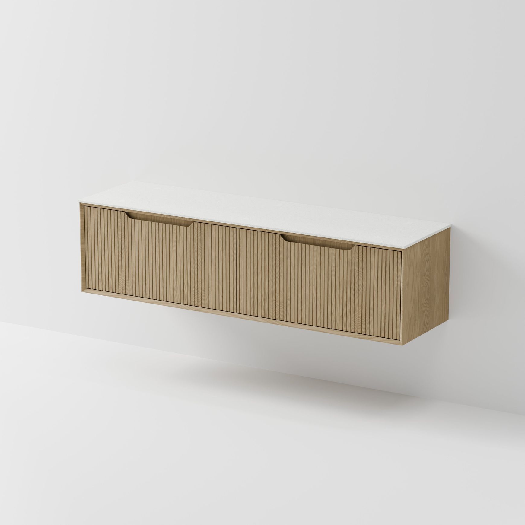 Aria 1800 Vanity | Villastone Slab Top