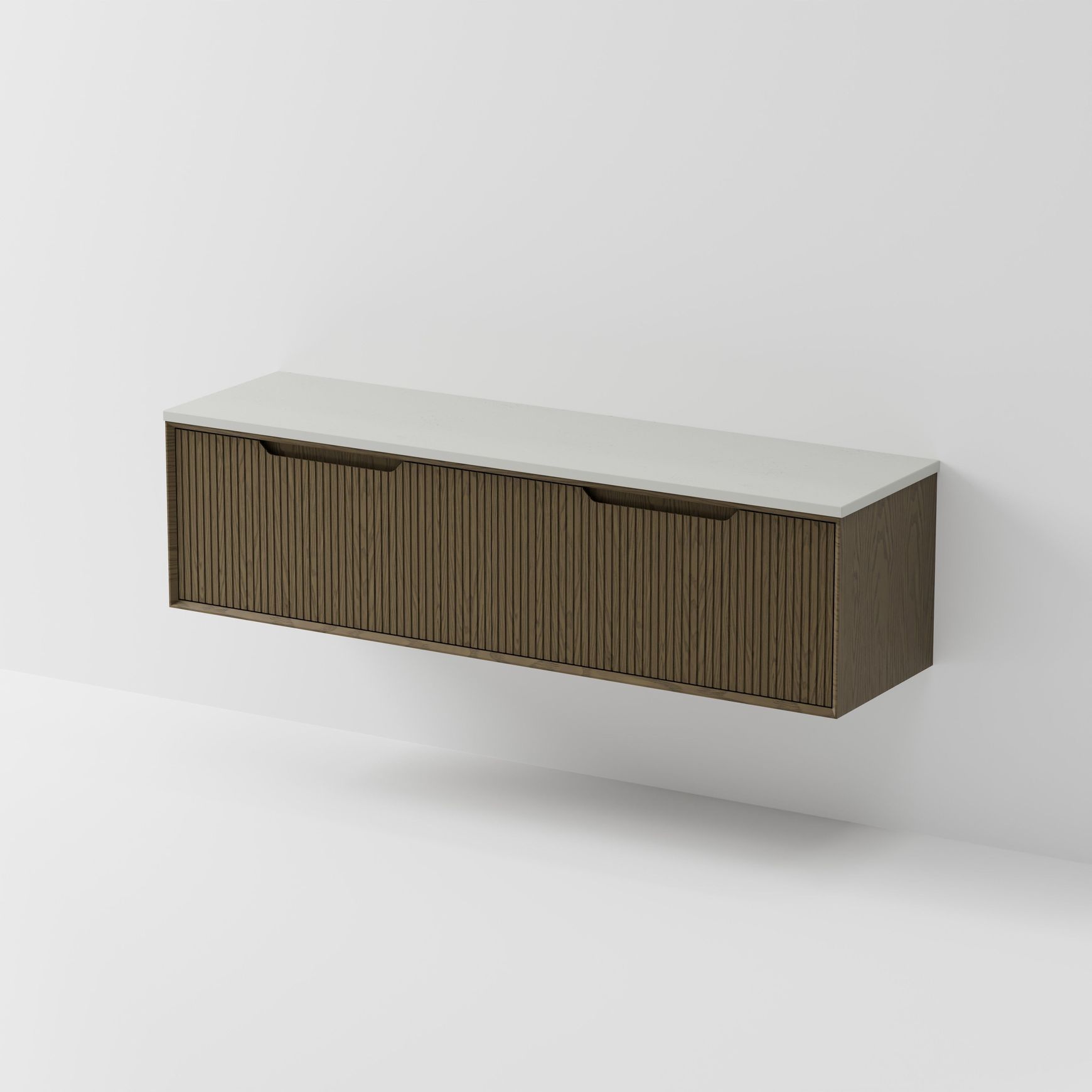 Aria 1800DB Vanity | Concrete Slab Top