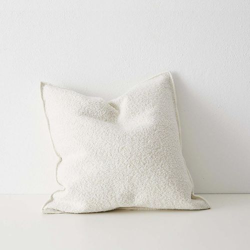 Weave Home Alberto Boucle Cushion - Ivory | 50 x 50cm