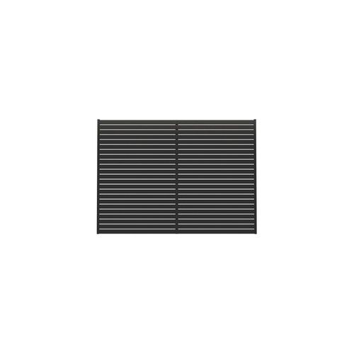 Aluminium Slat Privacy Fence Panel - Horizontal