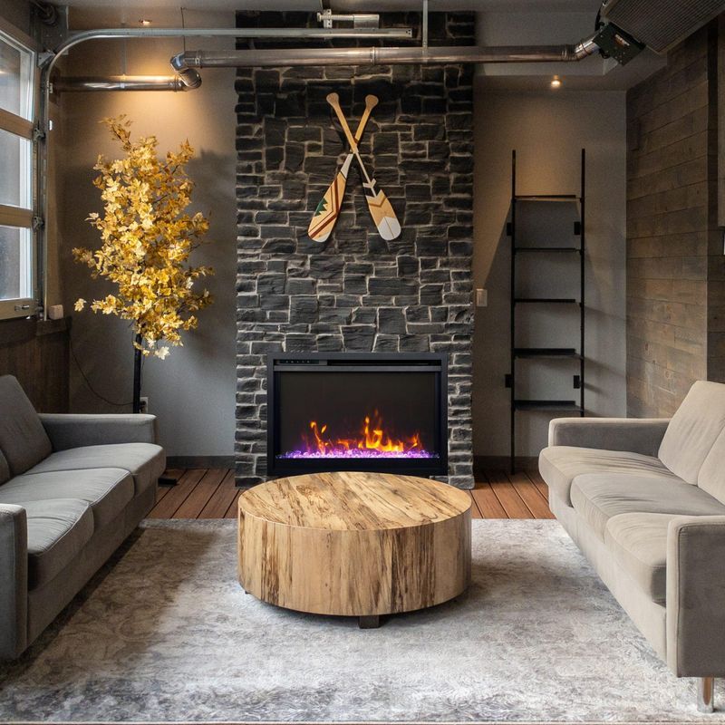 Amantii Traditional 33" Xtraslim Electric Fireplace