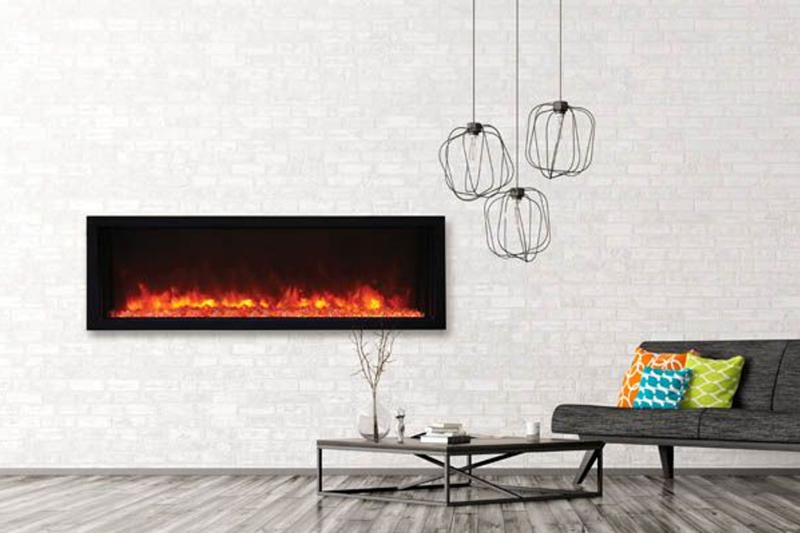 Amantii Bl60 Xtraslim Electric Fireplace