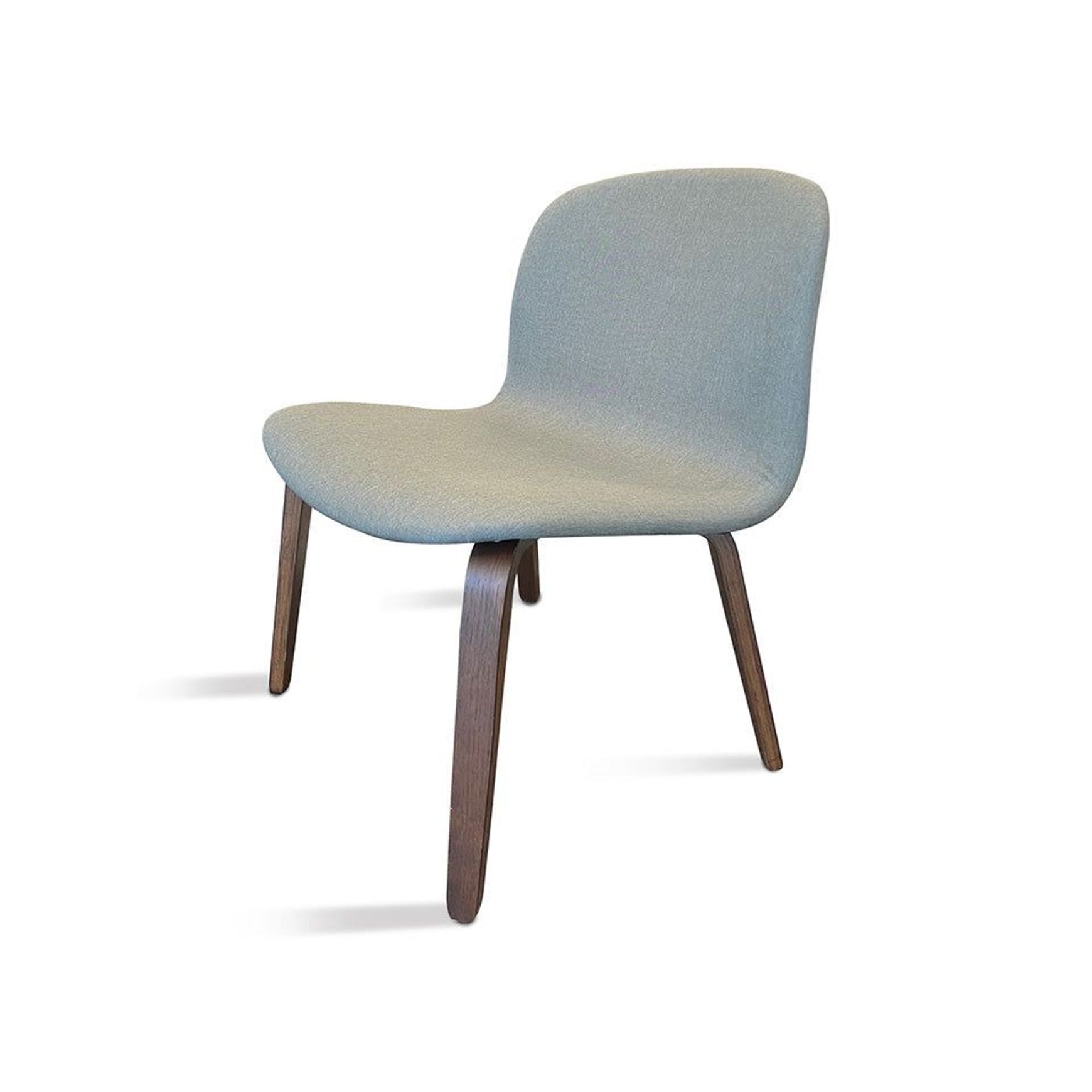 LOTTIE Lounge Chair - Walnut & Grey