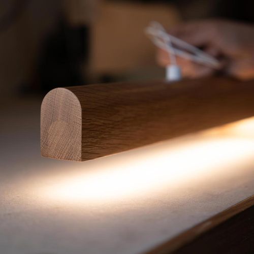 Arc Pendant | American Oak