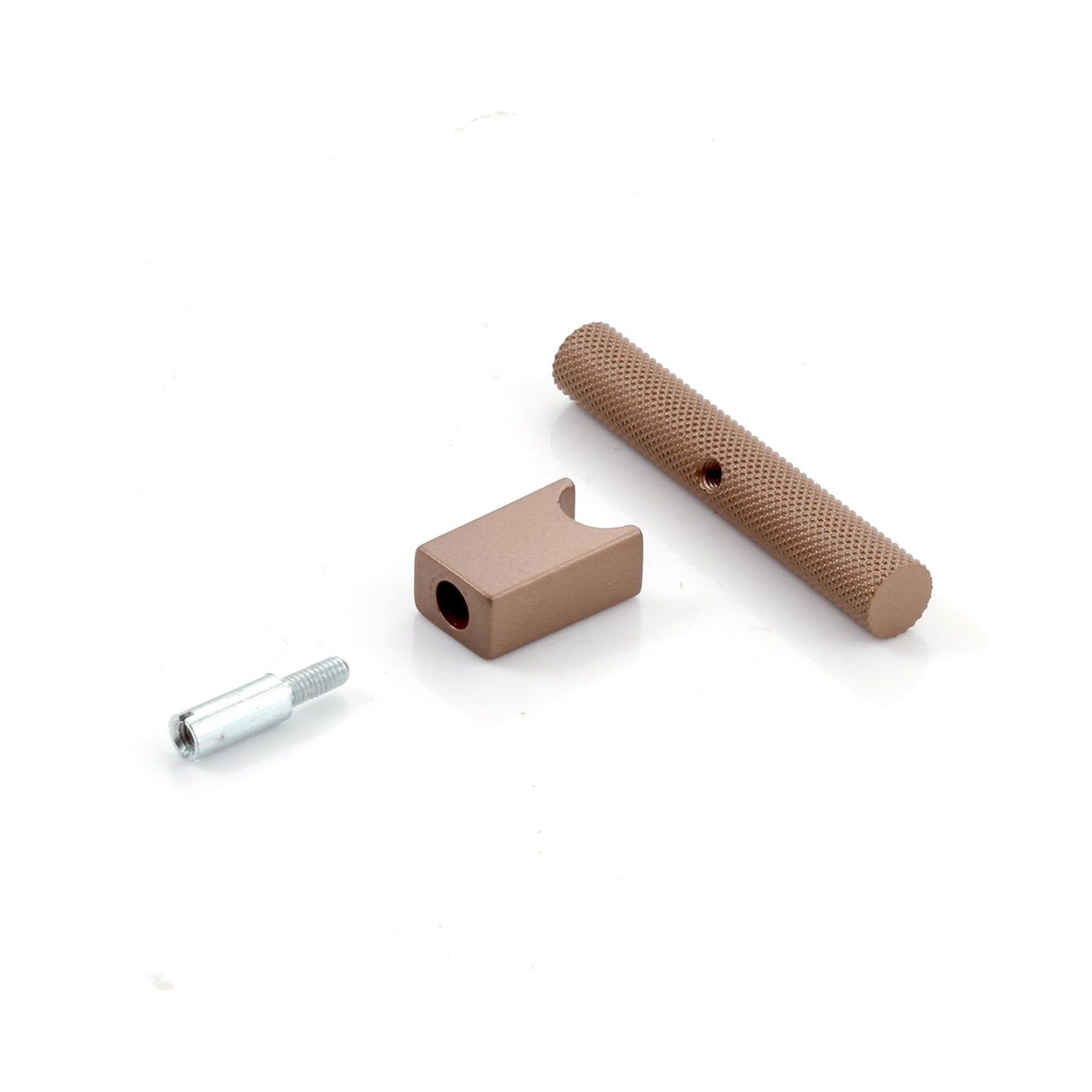 Arezzo Knurled Bar Handle - Single Fixing Post