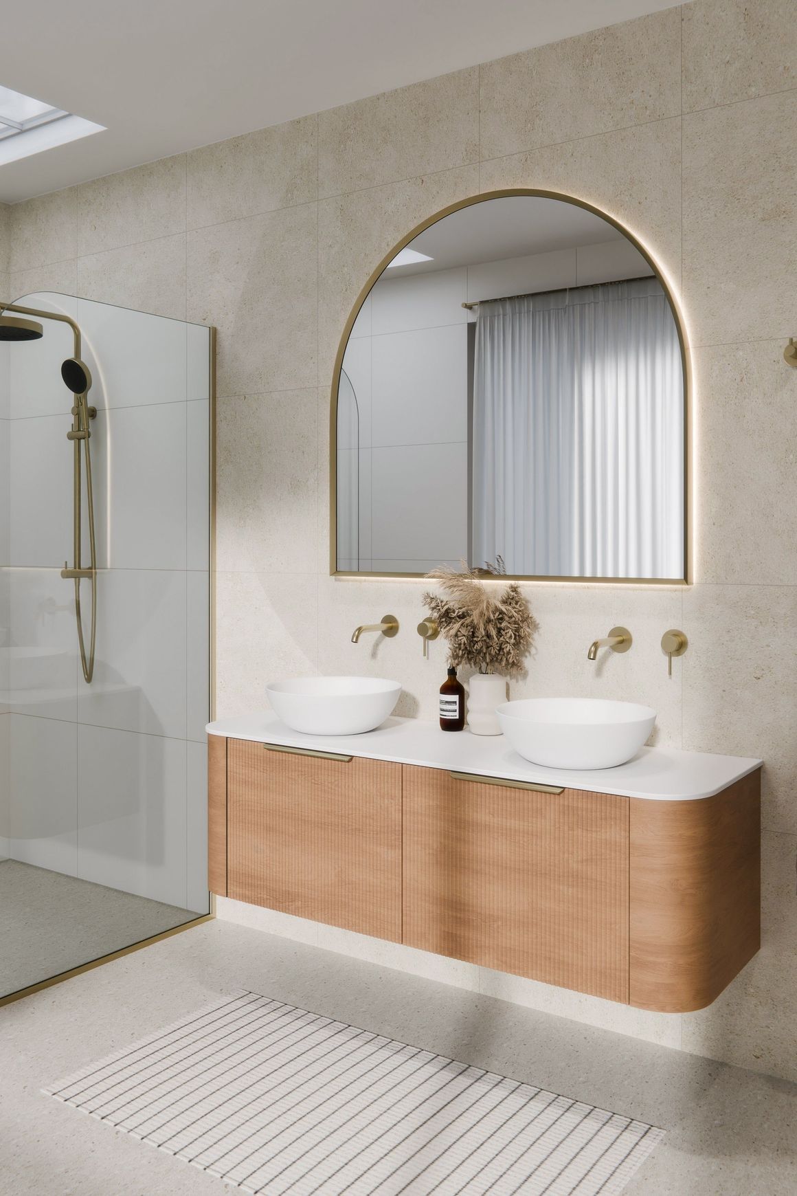 Aura Arch 1150x1100 LED Mirror