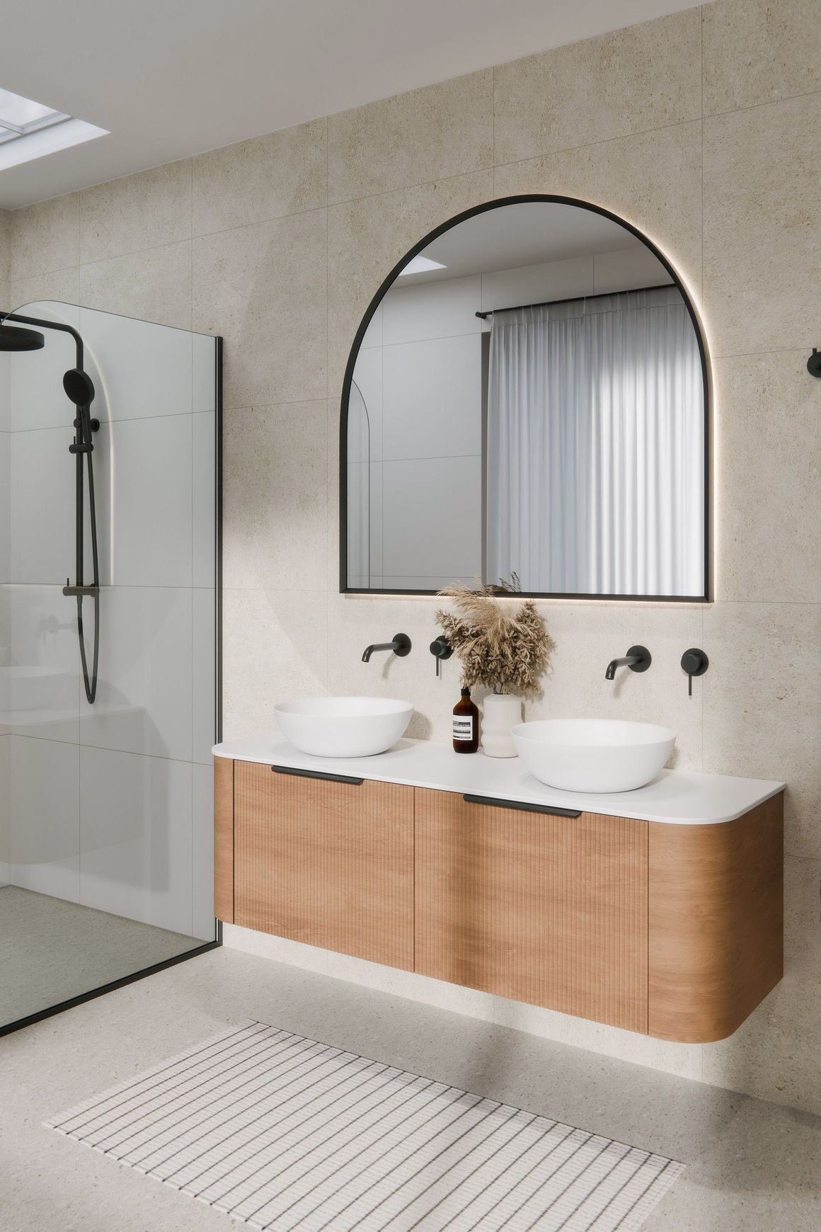 Aura Arch 1150x1100 LED Mirror