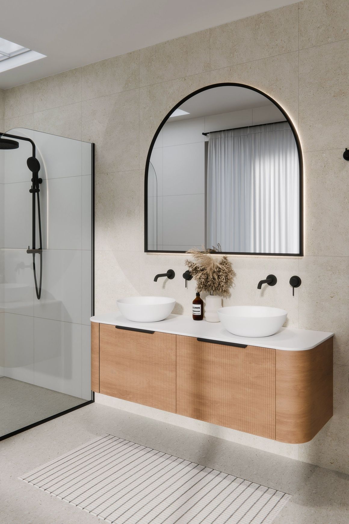 Aura Arch 1150x1100 LED Mirror