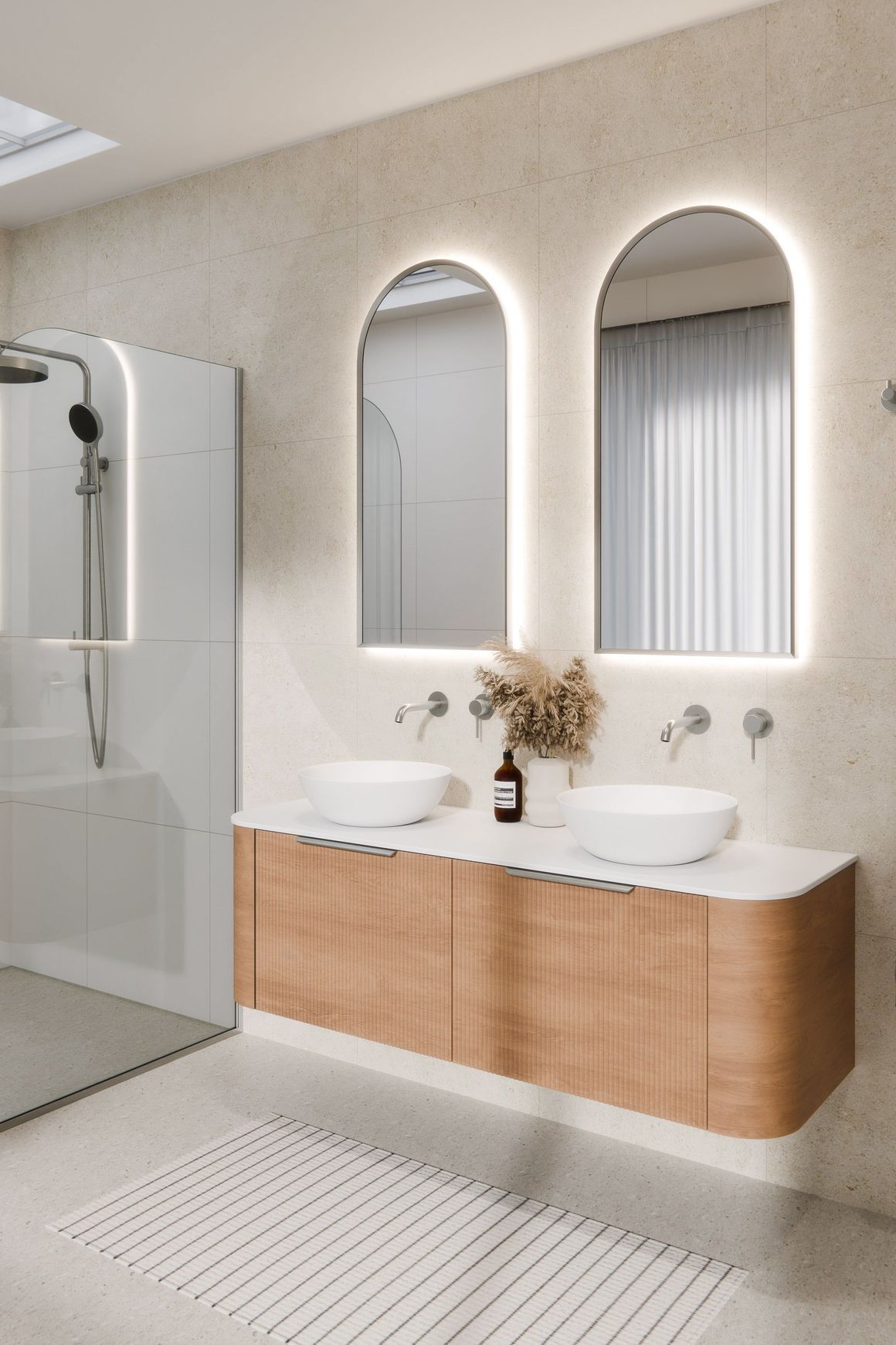 Aura Arch 500x1050 LED Mirror