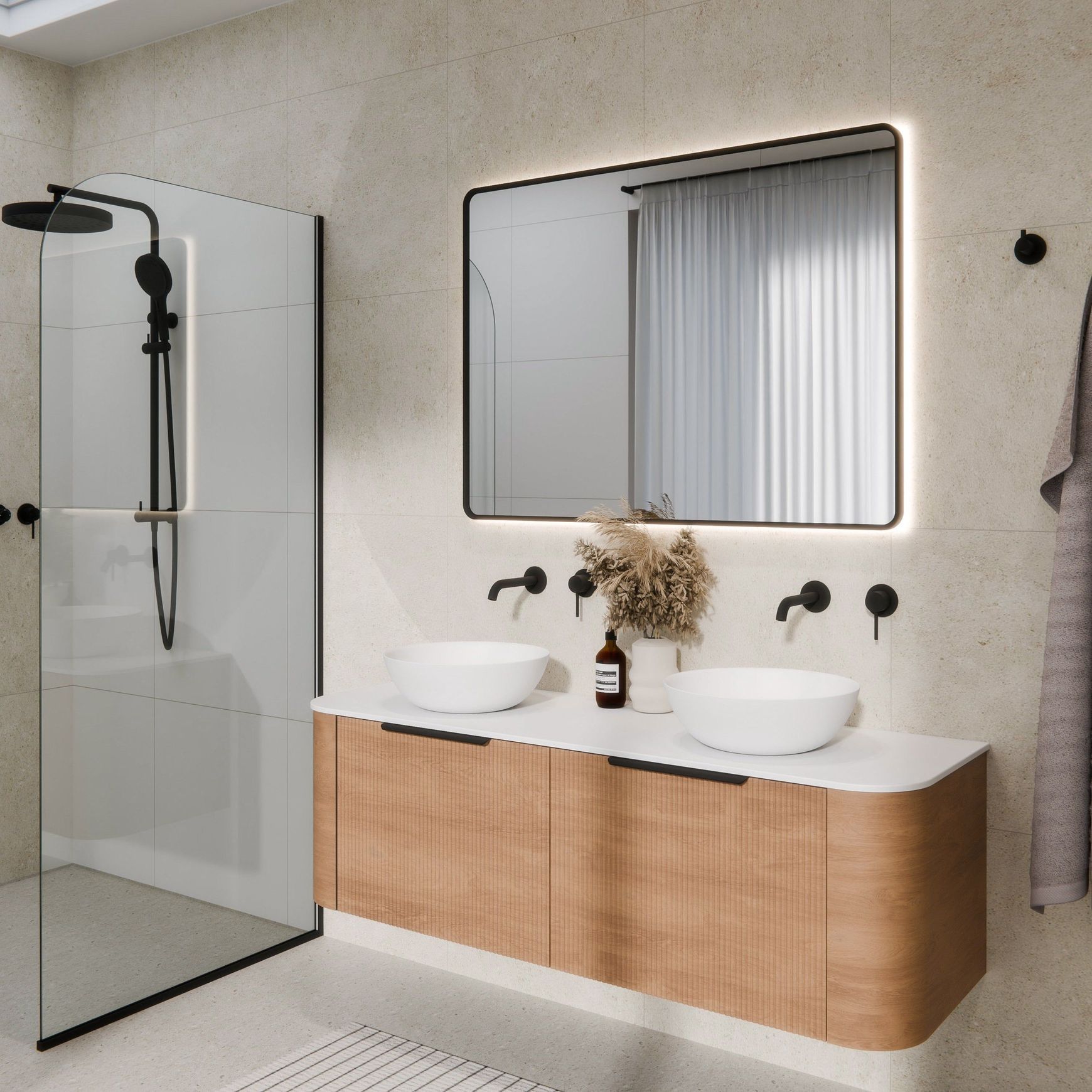 Aura Rectangle 1150 x 850 LED Mirror