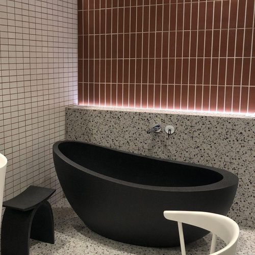 Pietra Bianca Autumn Freestanding Stone Bath