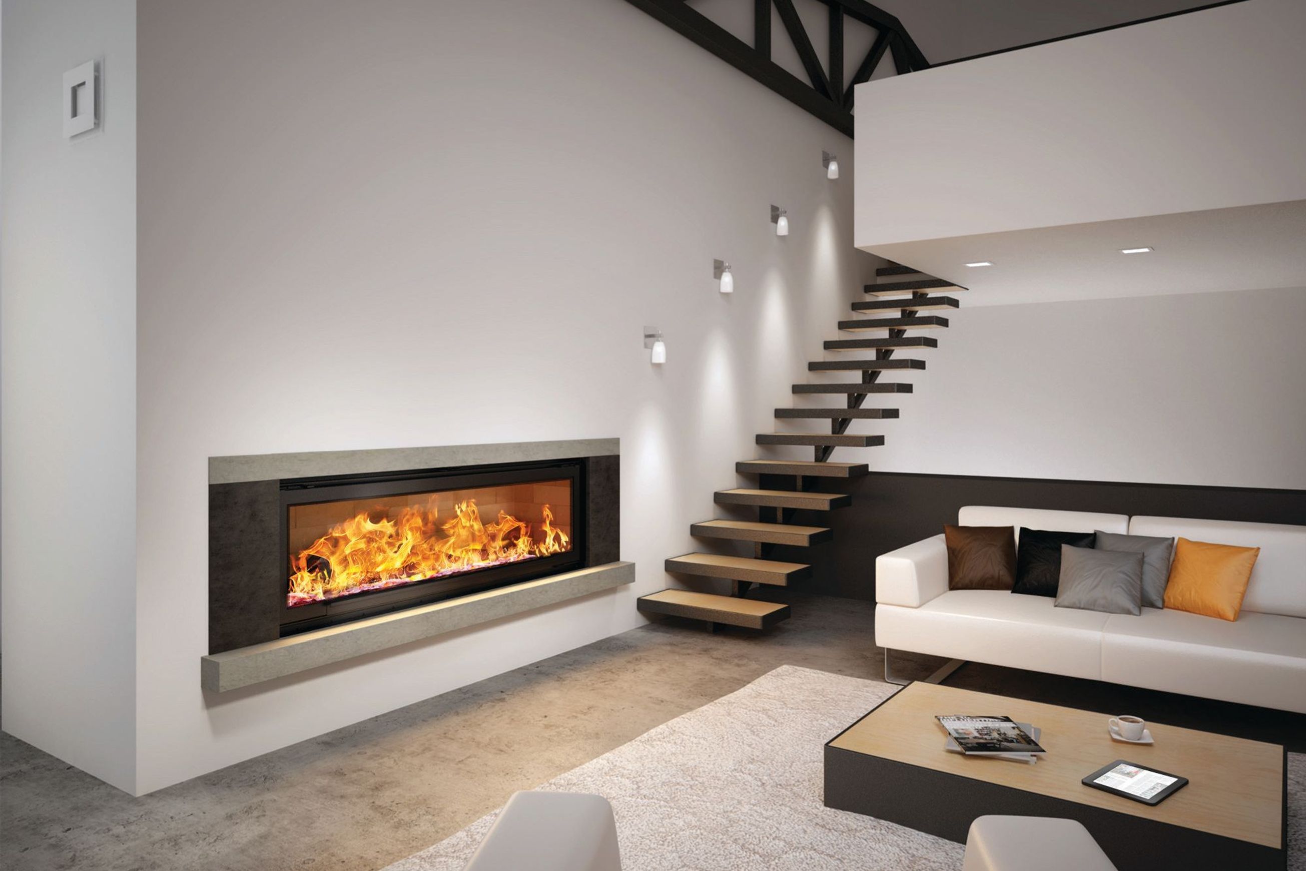 Axis H1600 XXL Inbuilt Fireplace