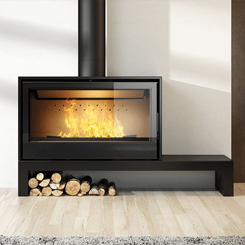 Axis L1000 Freestanding Wood Fireplace